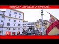 Papa Francisco - Roma- Plaza de España - Homenaje a la Estatua de la Inmaculada 2018-12-08 Papa Francisco - Roma- Plaza de España - Homenaje a la Estatua de la Inmaculada 2018-12-08