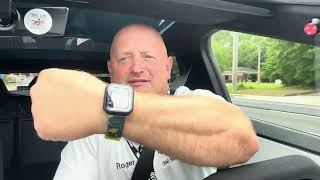 ROGER WALDMAN GETS i PHONE 15 PAIRED WITH APPLE WATCH 9 IN HIS NEW TESLA CYBERTRUCK @ 584TREE.COM