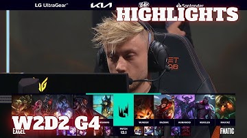 XL vs FNC - Highlights | Week 2 Day 2 LEC Winter 2023 | Excel vs Fnatic W2D2