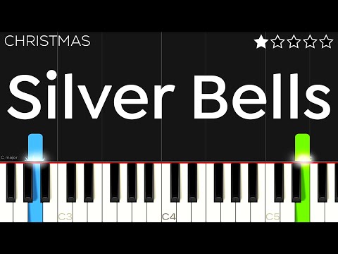 Christmas - Silver Bells | EASY Piano Tutorial
