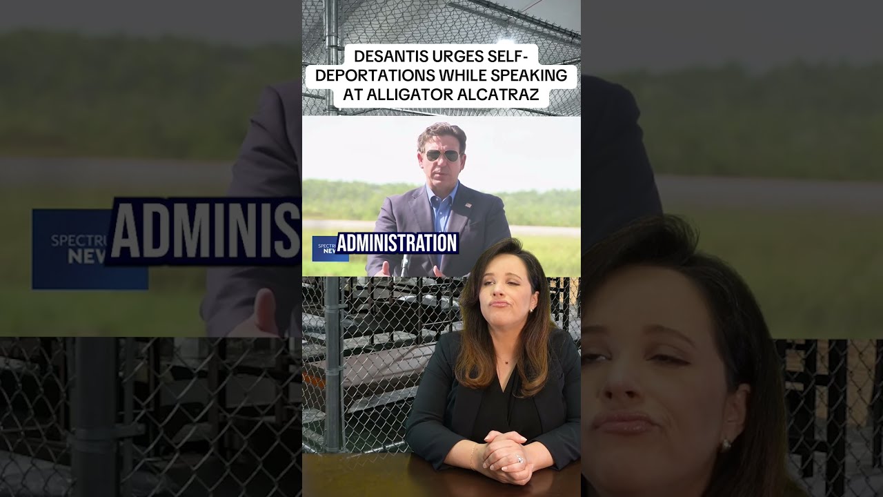  Gov Ron DeSantis Speaks From Alligator Alcatraz Urging Undocumented Immigrants To Self Deport