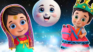 চাঁদ উঠেছে ফুল ফুটেছে  Chand Utheche Ful Futeche | Bengali Nursery Rhymes & Kids Songs | Jugnu Kids