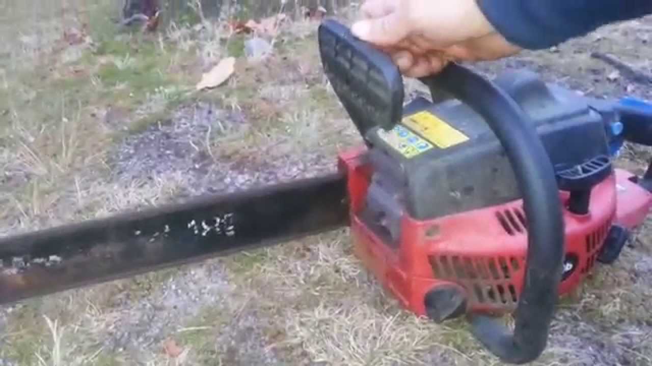 homelite d3850b chainsaw - YouTube