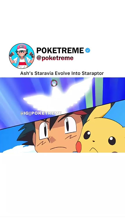 ash,s Staravia Evolution for staraptor @Pokemon_lover_80 ash,s Staravia Evolution for staraptor @Pokemon_lover_80