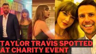 OMG!! Taylor Swift Travis Kelce Patrick Mahomes and His Wife Spotted at Charity Event,