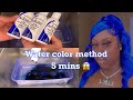 Water Color Method: Adore Indigo Blue | Beginner Friendly | QUICK & EASY!