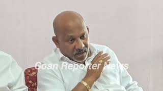 Goan Reporter:: ON Dabolim Airport Closure issue:: LOP Yuri \u0026 Mla Altone comments