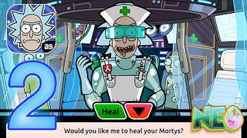 Pocket Mortys: Gameplay Walkthrough Part 2 - The Morty Center (iOS, Android)