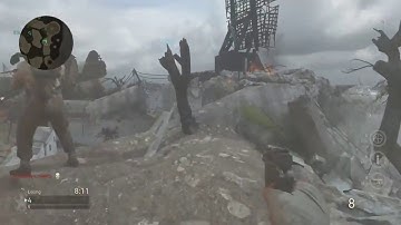 AWESOME COD WWII GLITCH ON MAP: POINT DU HOC CRAZY SPOT GETS ALOT OF KILLS