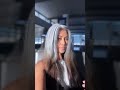 Just loving my silver hair shine in the sunlight #silverhair #grayhair