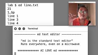 No AI. Build ed (the standard text editor) in 100 lines of C