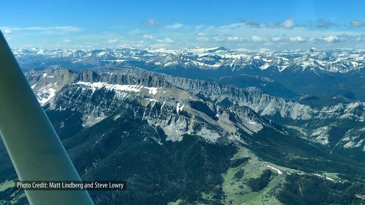 Aerial photos: Gibson Reservoir and Rocky Mountain Front