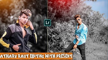 Atharv Raut Photo Editing Secret | How to edit atharv raut photo | Dark Tone Editing - Present