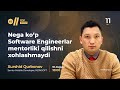 Nega ko'p software engineerlar mentorlik qilishni xohlashmaydi? | Xurshid Qurbonov | #11 PDP Meetup