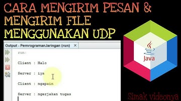 Aplikasi chat dan mengirim file menggunakan UDP