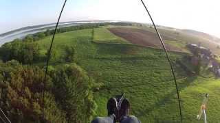Quicksilver Mxl Ultralight Flying - Ground Mist At Sunrise