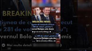 BREAKING 🔵 Moțiunea de cenzură a trecut cu 281 de voturi „pentru”. Guvernul Bolojan este demis