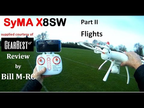 Syma X8SW review - Flights (Part II)