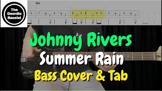 Johnny Rivers - Summer Rain - Bass cover with tabs