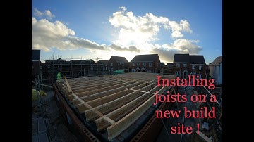Site Carpentry - Framing A Set Of Joists  🔨