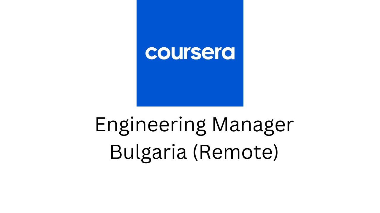 Engineering Manager (Coursera)