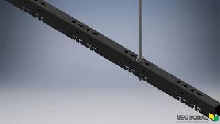 USG ME Specialty Ceiling Metal Baffle Instalation Procedure 01