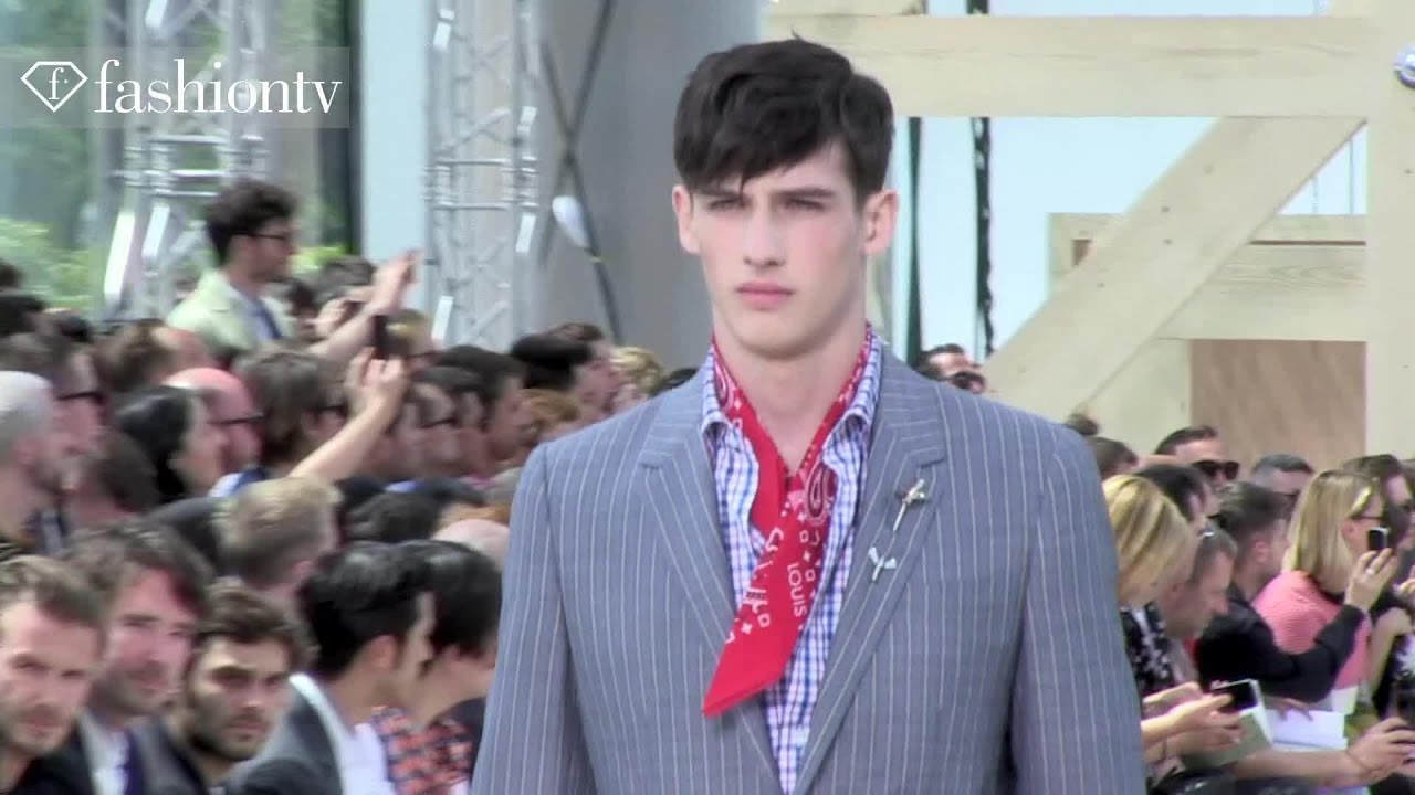 Look 19 from the Louis Vuitton Men's Spring/Summer 2014 Fashion