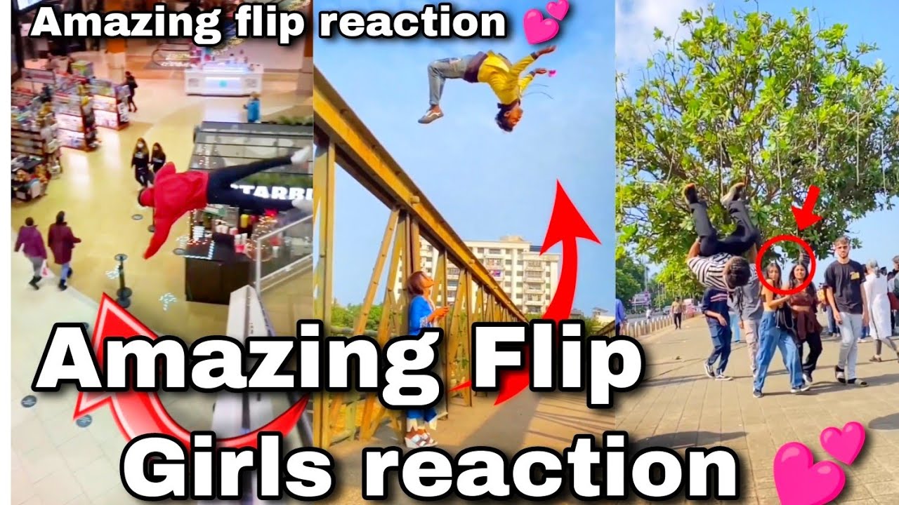 Amazing Flip Girls reaction💕 YouTube