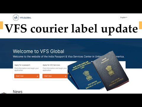 VFS Courier Label Updates