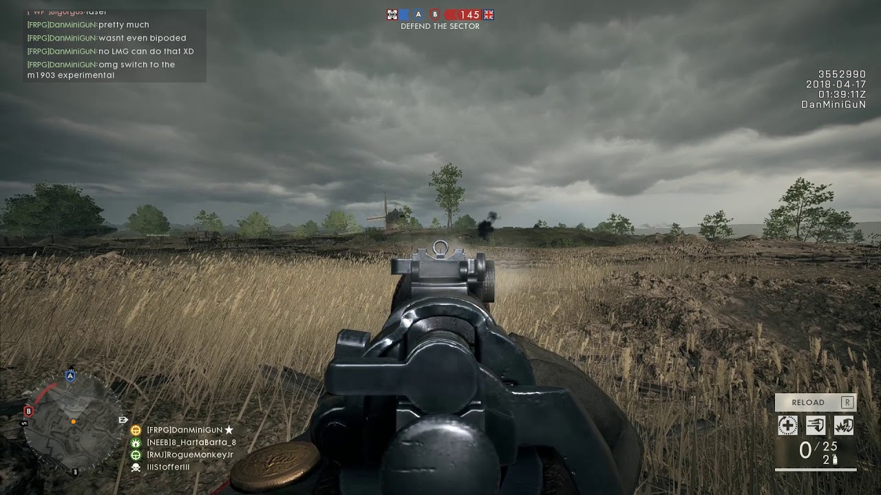 Battlefield 1 CTE WIP - 1903 Infantry now exists (EXPERIMENTAL has Switchable fire Mode)