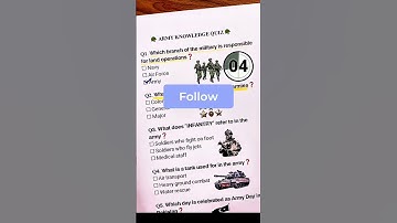 Army Quiz #triviatricks #trivia #gk #mindbendingquiz #generalknowledge #enigmind #biology #chemistry