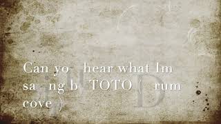 Can you Hear what Im saying by TOTO (drum cover)