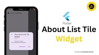 Flutter AboutListTile Widget | Hindi