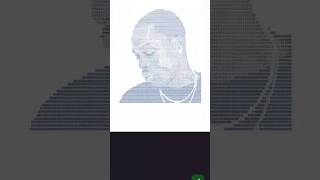 I drew Fireboy DML using text characters #art #asciiart @fireboydml #portrait #textart #shorts