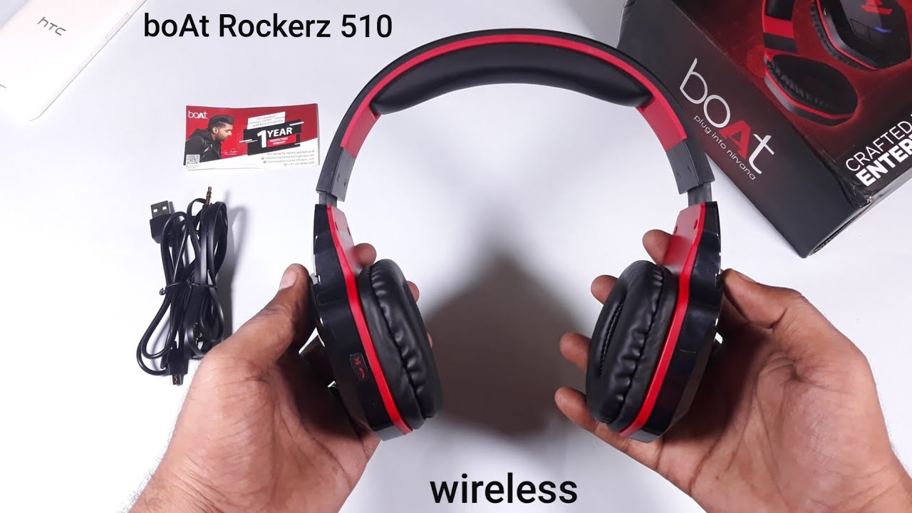 Boat Rockerz 510 Wireless Bluetooth Headphones Unboxing Detail Review Youtube