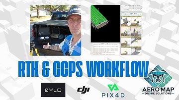 RTK & GCP Workflow in 15 Minutes | Mavic 3E + Emlid RS2+/RS3 + Pix4D + 3D Printed GCPs