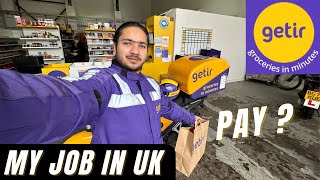 My Job And Earning In UK  | Delivery Jobs In UK #deliveryjobs #jobsinuk #getir #parttimejob