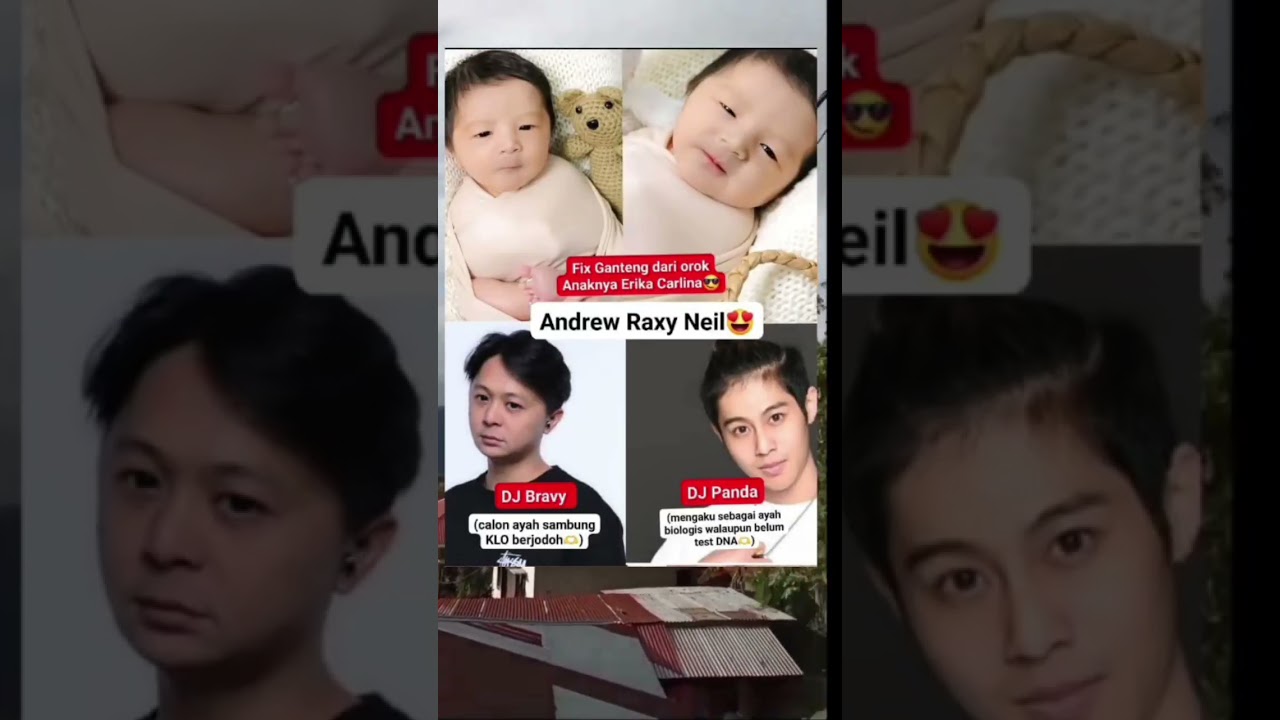 Andrew raxy nail anak Erika Karlina 🤗🥰 