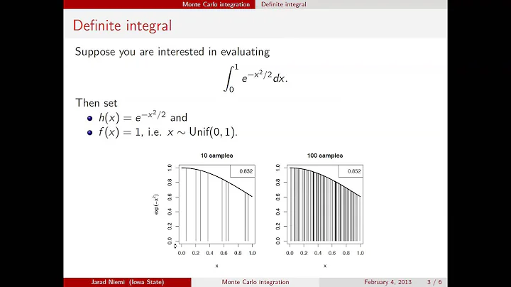 Monte Carlo integration
