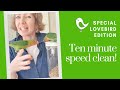 Special Lovebird Edition! Ten minute speed clean and new printables! (Flylady Zone 1)