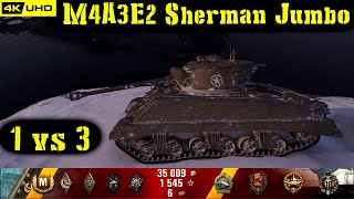 World of Tanks M4A3E2 Sherman Jumbo Replay - 8 Kills 3K DMG(Patch 1.6.1)