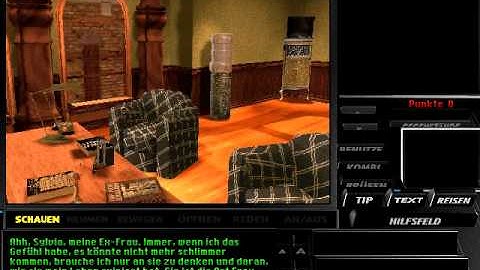 Tex Murphy - Under a Killing Moon - German (Deutsch) - English - Intro + Gameplay