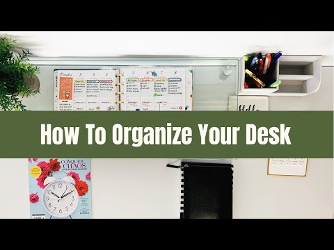 How To Arrange Your Desk For Productivity