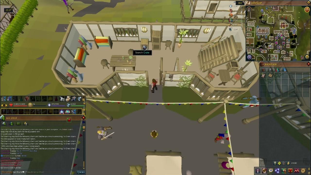 rs3 easyclue Search the Crates in the House at the North End of East