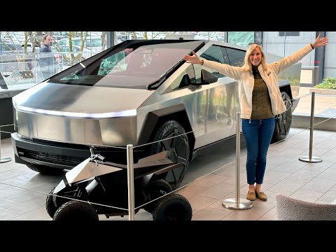 Kathy Checks Out The Tesla Cybertruck!
