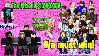 💰 TEXT TO SPEECH 💸 MrBeast Will Give Me 1 Million Dollars If I Win His Game 💎 Roblox Story