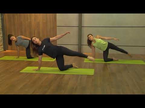 Aula de Mat Pilates com a prof. Erika ;)