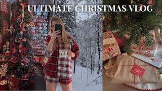 the ULTIMATE christmas vlog 🎄 🕯️ xmas shopping, holiday morning routine, cocktails \& wrapping gifts
