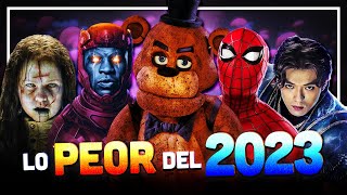 Las PEORES Pelis del 2023 | #MejorAPeor