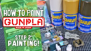 How to Paint Gunpla! - A Beginner's Guide Pt.2: Spray Can Painting